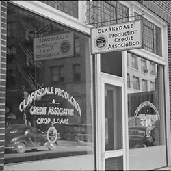 Clarksdale Production Credit Association, Mississippi (Library of Congress, 1939)