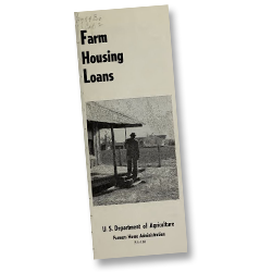 Brochure of U.S. Department of Agriculture, Farmers Home Administration, 1951.